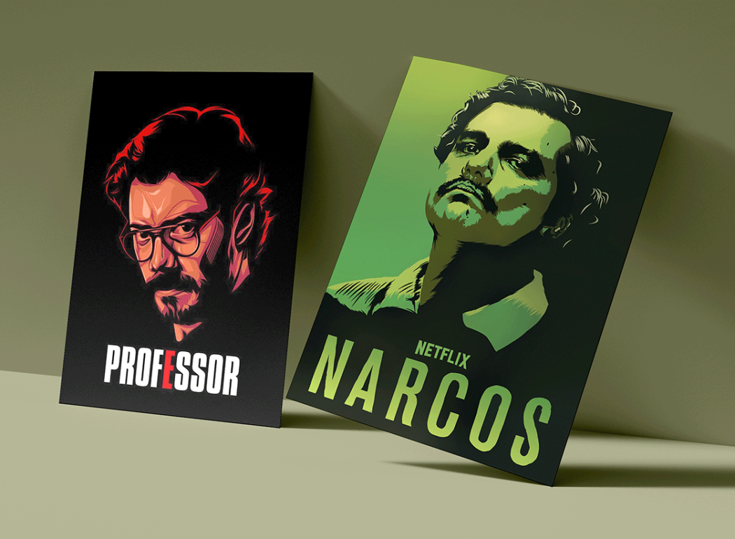 mockup professeur + narcos